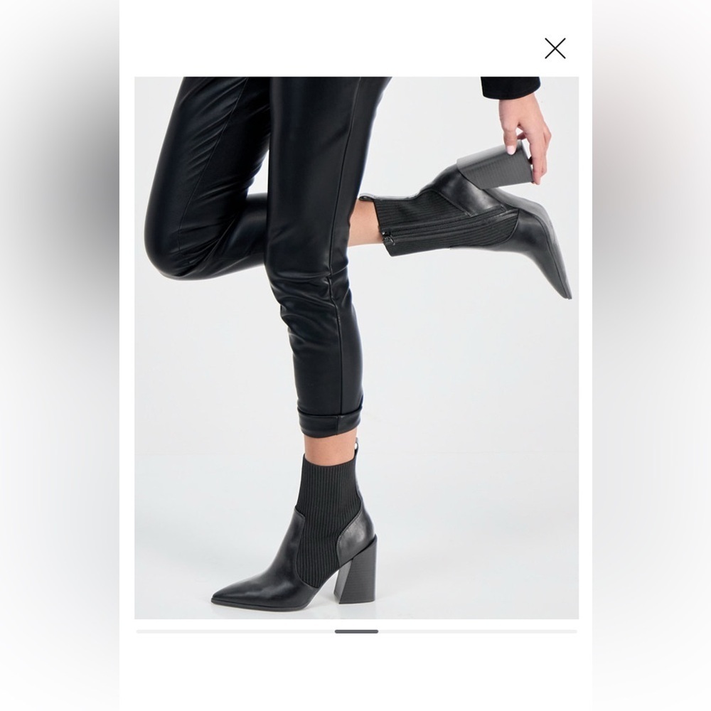 WILD PAIR
Trinityy Pointed-toe Pull-on Knit Dress Booties, - Picture 4 of 11